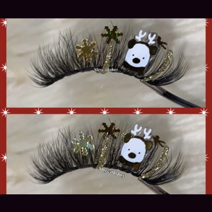 Snowy gold Reindeer bear