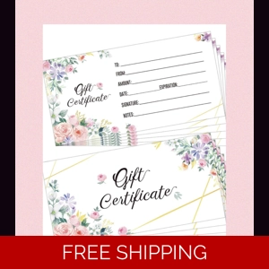 $20 GIFT CERTIFICATE