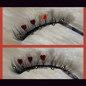 Red Heart gold pearl