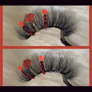 Red roses and hearts