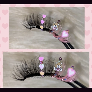 Pink heart valentine bear