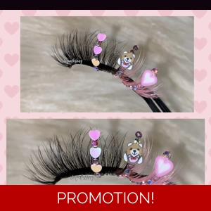 Pink heart valentine bear