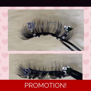 Black and white Cupids love and bow