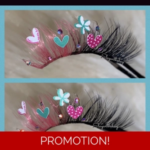 Turquoise and hot pink heart