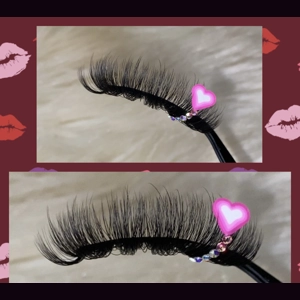 Hot hot pink rhinestone heart!