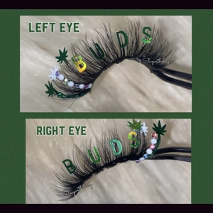 “BUDS” ON BOTH EYES! (1 lash set)