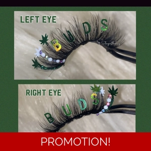 “BUDS” ON BOTH EYES! (1 lash set)