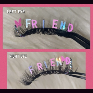 “FRIEND” ON BOTH EYES! (1lash set)