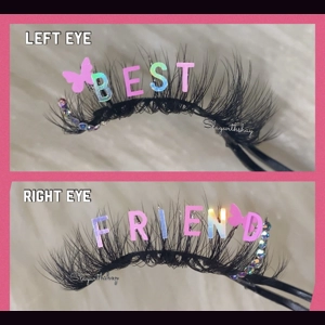 (TWO LASH SETS) YOU & BESTIE WEAR THE SAME “BESTFRIENDS” S..