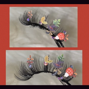 Mushroom fairytale lashes