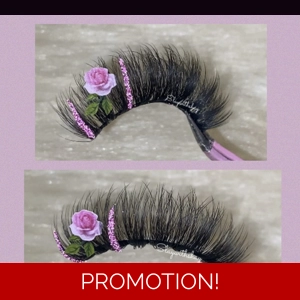 Pink Diamond glitter rose