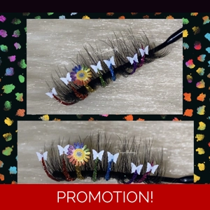 Butterfly flower pride lash