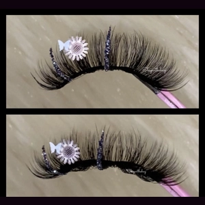 Grey flower butterfly