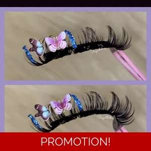 Blue purple butterfly