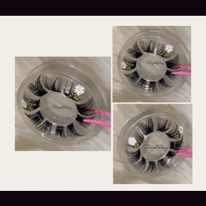 White flower gold rhinestone cluster