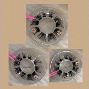 Sunflower & gold glitter with rhinestone cluster