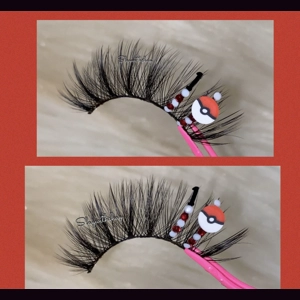 Pokball kids birthday theme lashes-choose age at check out!