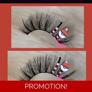 Pokball kids birthday theme lashes-choose age at check out!