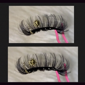 GOLD GLITTER SUN LASH