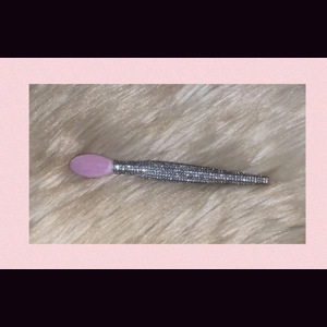 Blinged out lip scrub tool