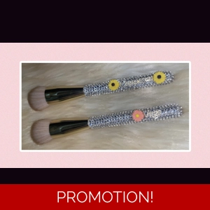 Blinged Zodiac make up brush