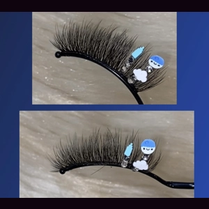 Baby boy celebration lashes