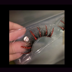 Red glitter rhinestone jigggsawww