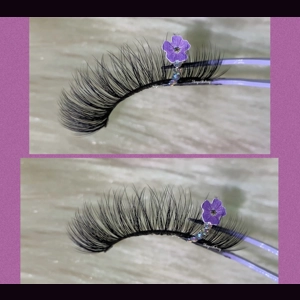 Purple diamond flower