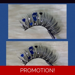 Baby blue heart feet