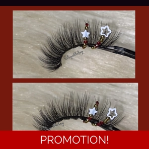 Red gold white stars