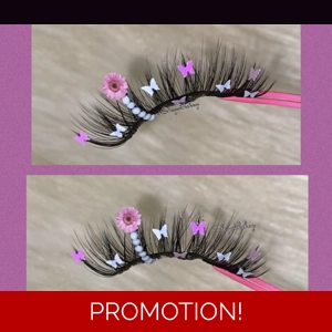 Purple flower butterfly