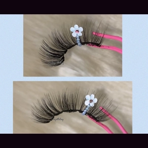 Baby blue flower pearls