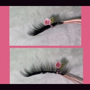 Light pink rhinestone flower