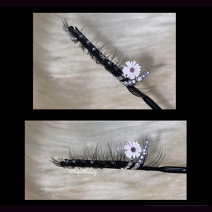 Luxury White flower rhinestone pearl