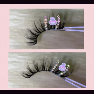 Super rhinestone lamonster lashes