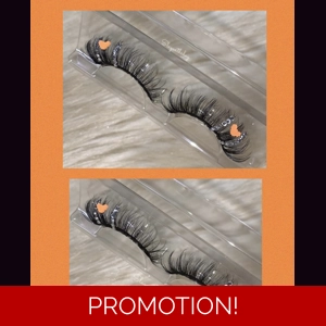 Rhinestone orange bat