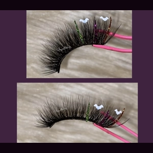 Green orange purple bats