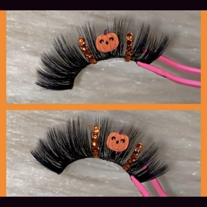 Oo orange pumpkin rhinestone