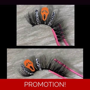 Rhinestone orange face