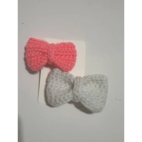 Crochet hair bows