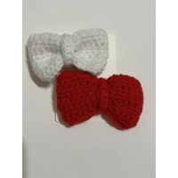 Crochet hair bows