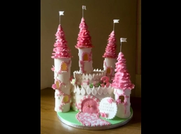 Princess Castle Cake