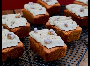 12 Mini Coffee & Walnut Loaf Cakes