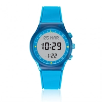 AL-Sahar Sport Azan Watch Light Blue Color