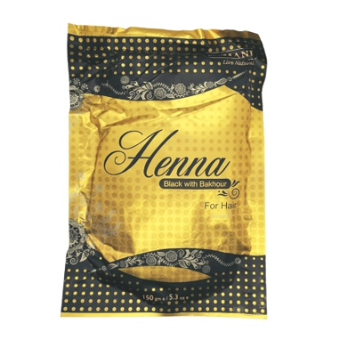 Black With Bakhour Hair Henna Powder