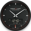 Al-Fajr Wall Round Clock Black CR-23B