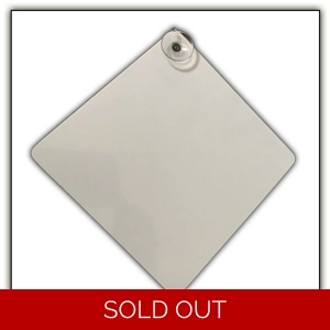 Diamond Shaped Window Hanger Suction Cup Sign - BLANK