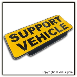 Support Vehicle Sun Visor Sign