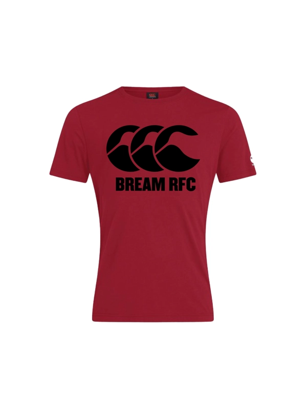 Bream RFC CCC CLUB PLAIN TEE - RED