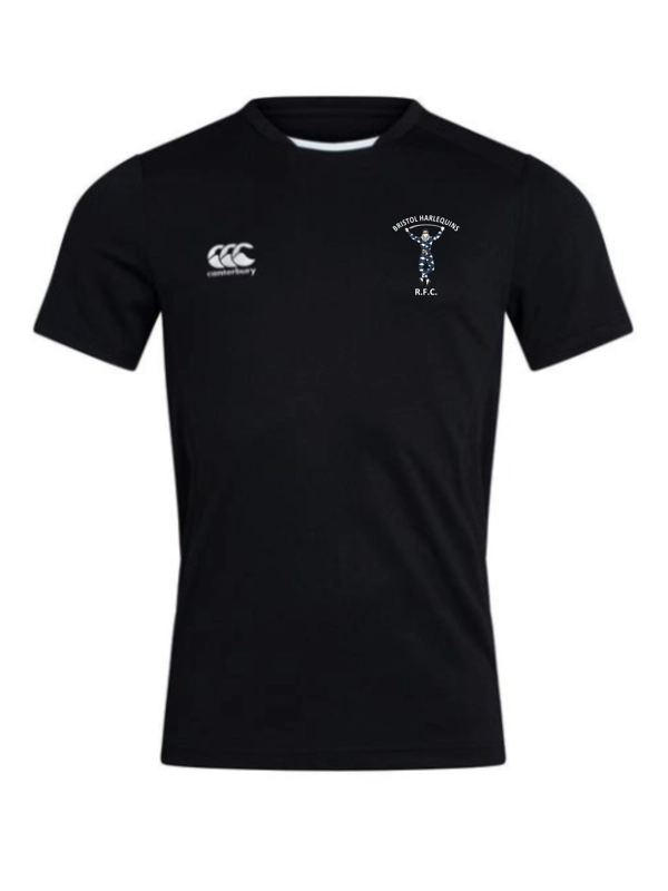 BRISTOL HARLEQUINS RFC JUNIOR CCC CLUB DRY TEE - NAVY